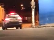 Vídeo mostra perseguição policial a suspeito de praticar assalto em Arapiraca