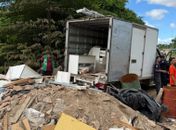 Caminhão é apreendido após descarte irregular de resíduos na Santa Lúcia, em Maceió