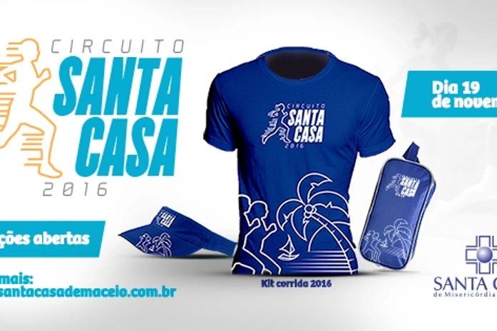 Inscrição com escolha do tamanho de camisa somente até 30/09