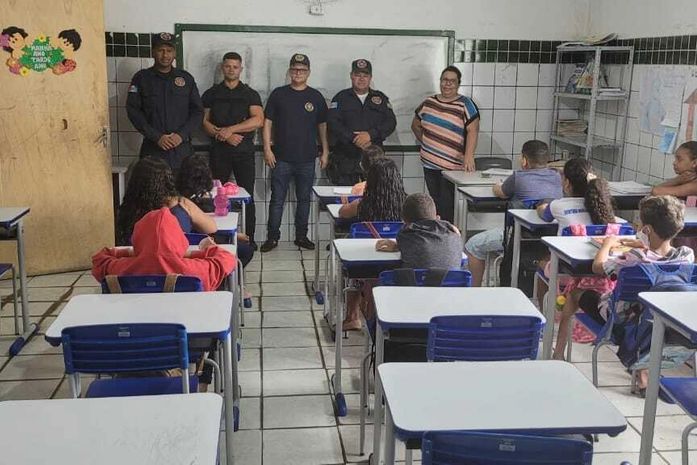 Guarda Municipal realiza ações de prevenção à violência nas escolas de Traipu