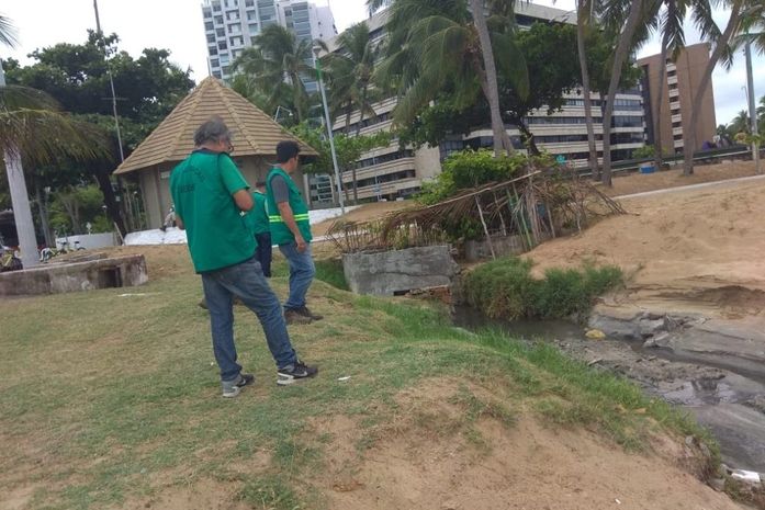 Fiscais da Sedet foram mancha escura na praia de Ponta Verde