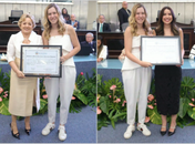 Secretária de Turismo e presidente do Instituto Dr. Adamastor são homenageadas
