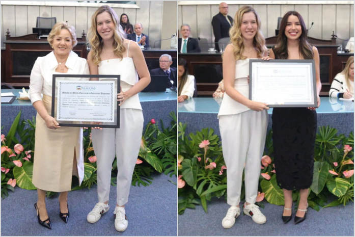 Secretária de Turismo e presidente do Instituto Dr. Adamastor são homenageadas