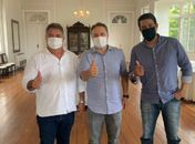 Prefeito George Clemente almoça com governador Renan Filho e trata sobre obras para São Miguel dos Campos