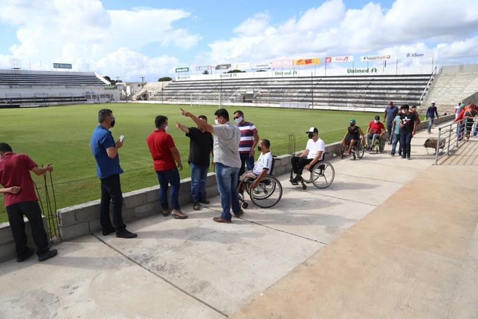Reforma do Estádio Coaracy da Mata Fonseca atende lei da acessibilidade
