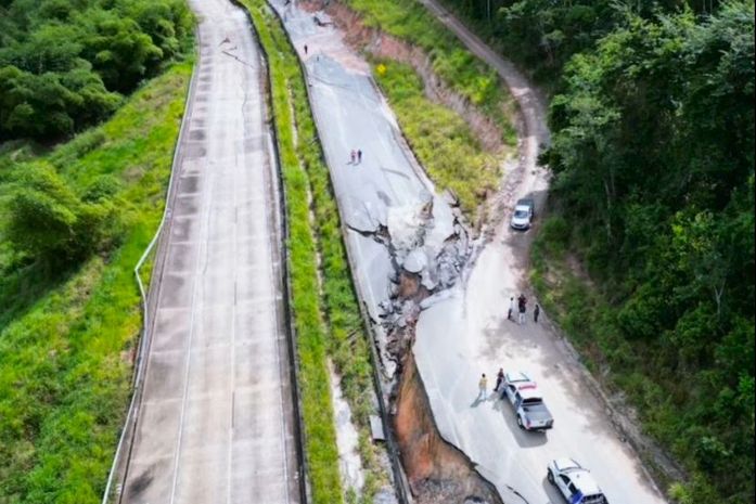 Renan Filho fala sobre obra para normalizar fluxo de veículos na BR-101: “recomposição da pista”