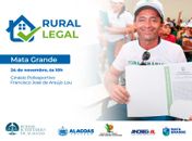 525 agricultores de Mata Grande serão beneficiados pelo Rural Legal nesta segunda