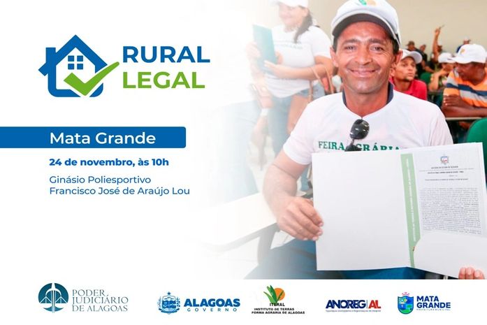 525 agricultores de Mata Grande serão beneficiados pelo Rural Legal nesta segunda