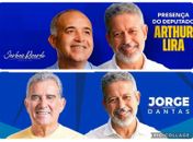 Municípios comandados pelo MDB recebem Arthur Lira para anúncio de grandes obras de estradas