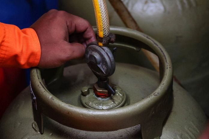 Vazamento de gás de cozinha