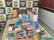 Celulares sem nota fiscal e cigarros eletrônicos são apreendidos em Teotônio Vilela; loja foi fechada