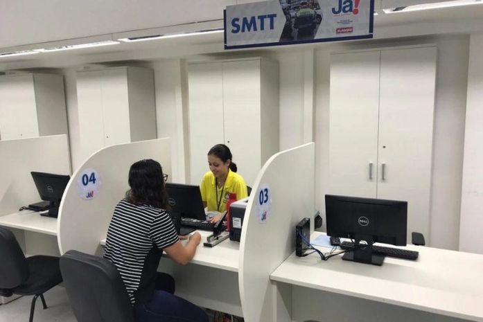 Atendimentos da SMTT na Central Já! do Maceió Shopping têm horário reduzido esta semana