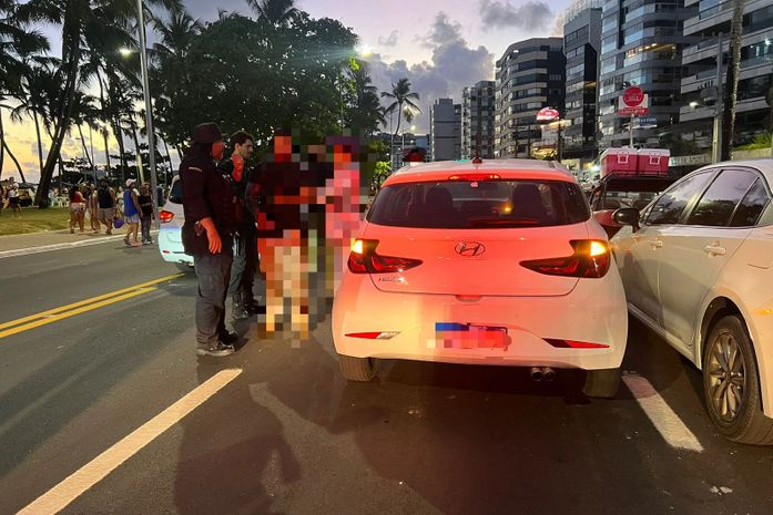 Condutor embriagado é preso após atropelar ciclista idoso na orla da Ponta Verde, em Maceió