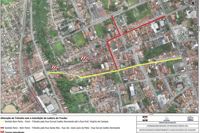 Ladeira José Cardoso, no Bom Parto, será interditada nesta sexta-feira (23)