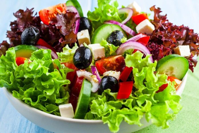 Salada é uma boa pedida