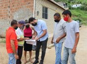 Prefeito de Santana do Mundaú vistoria andamento das obras do Programa Minha Cidade Linda