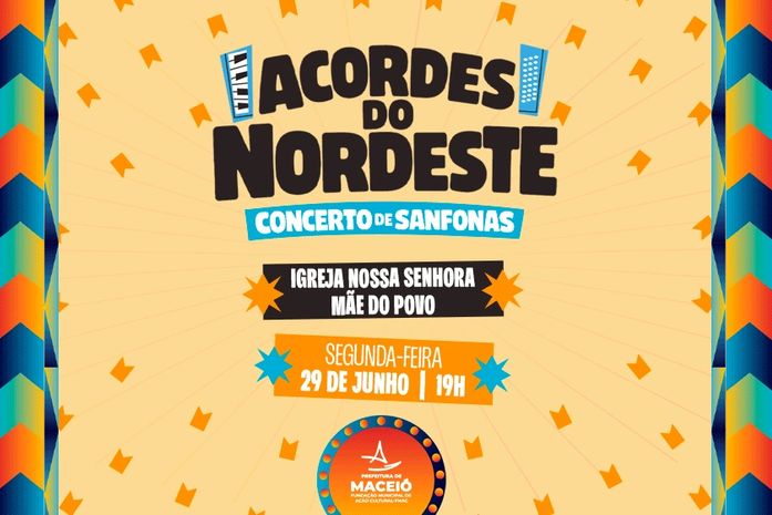 Concerto de sanfonas celebra tradição nordestina, nesta segunda (29)