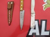 Arma utilizada no crime foi apreendida.