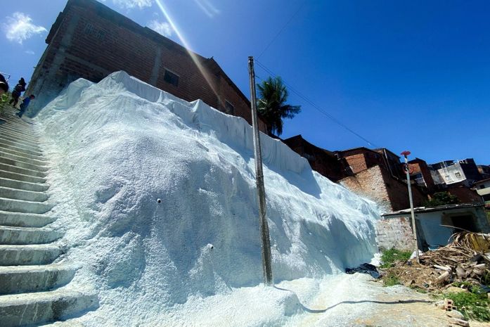 Seminfra finaliza mais um ponto de proteção de encosta na Grota do Pau D’arco