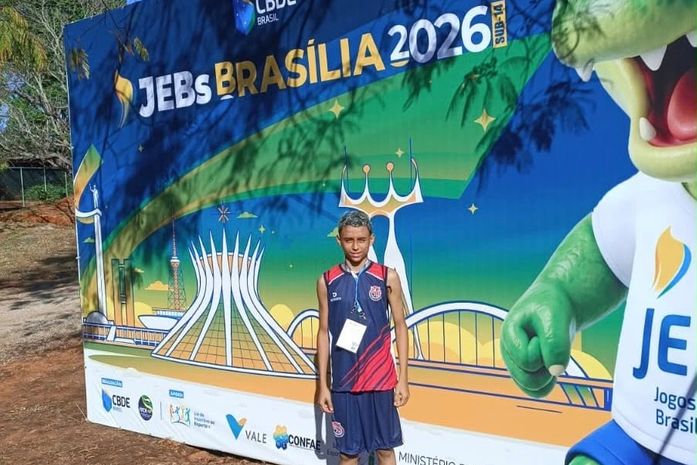 Aluno de Branquinha fica entre os 30 melhores do Brasil em competição nacional de atletismo
