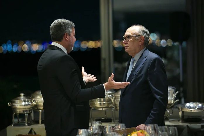 Arthur Lira e o ministro do STF, Gilmar Mendes