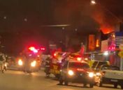 Loja de peças na Praça do Pirulito é destruída após incêndio no Centro de Maceió
