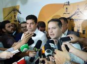 Prefeito Rui Palmeira e governador Renan Filho