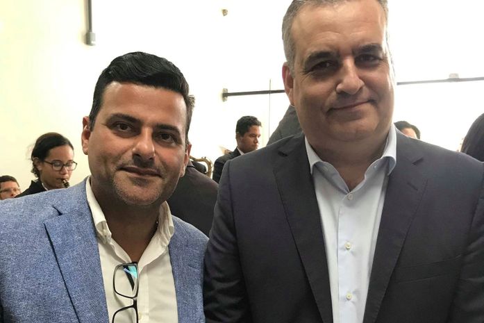 Presidente da Câmara, Maxwell Idalino e Procurador Geral de Justiça, Alfredo Gaspar