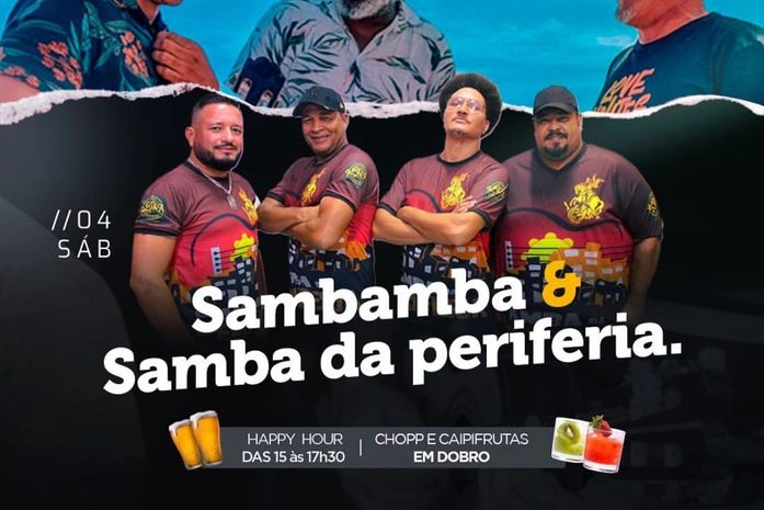 Samba da Periferia e Sambamba animam o Jaraguá neste sábado (4)