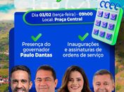 Belém cada vez melhor: prefeito Beto Torres recebe governador Paulo Dantas para inaugurações na terça (3)
