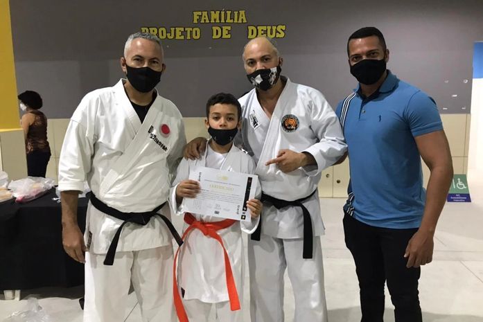 Alunos do Projeto Novo Horizonte, de São Miguel dos Campos, realizaram exame de troca de faixa