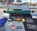 Dois são presos com mais de 26 kg de drogas e fardas falsas em operação da Rotam em Satuba