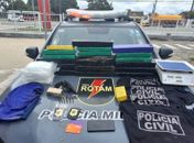 Dois são presos com mais de 26 kg de drogas e fardas falsas em operação da Rotam em Satuba