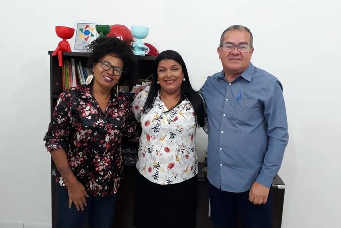 Em reunião na SEMUDH, Instituto Raízes de Áfricas discute sobre a efetivação do Fundo Estadual de Políticas para Promoção da Igualdade Racial.
