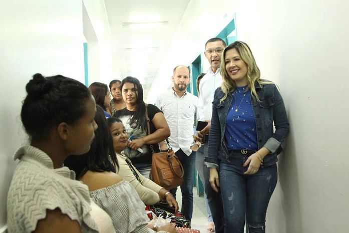 Secretária Izabelle Pereira, ação Mais Saúde, Menos Fila