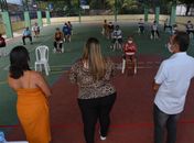 CRAS de Anadia realiza aula inaugural de exercícios físicos com grupo de idosos