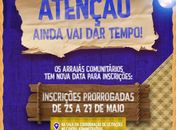 Prefeitura prorroga inscrições para arraiás comunitários