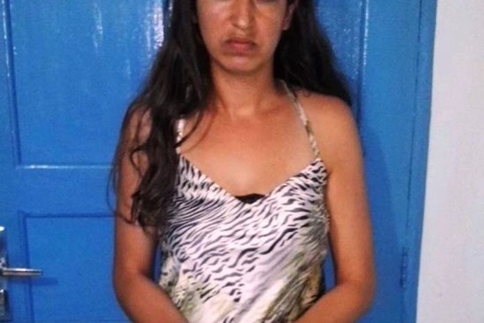 Acusado foi abordada quando deixava a agência do Banco do Brasil (Foto: GM/Teotônio Vilela)