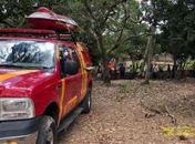 Bombeiros resgatam corpo em estado de decomposição de área de difícil acesso em Rio Largo