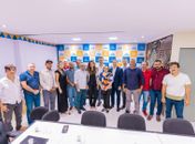 Prefeito JHC reunido com dez sindicatos após apresentar a realidade financeira da Prefeitura de Maceió
