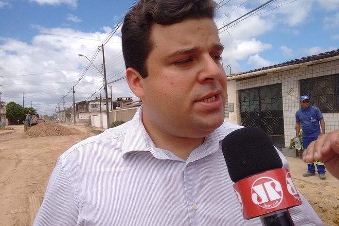 Marcelo Palmeira vistoriou binário da Santa Lúcia