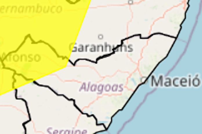 Alerta amarelo: Inmet emite aviso de baixa umidade para 19 cidades no Sertão de AL