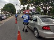 Operação da Lei Seca flagra seis condutores inabilitados e registra dois casos de alcoolemia