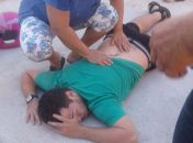 Jovem foi ferido nas costas