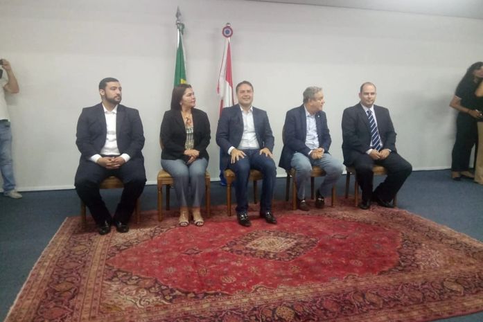 Renan Filho participou da posse do novo secretário Ronaldo Lessa