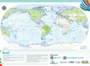 No 7 de setembro, IBGE libera download de mapas com Brasil no centro do mundo