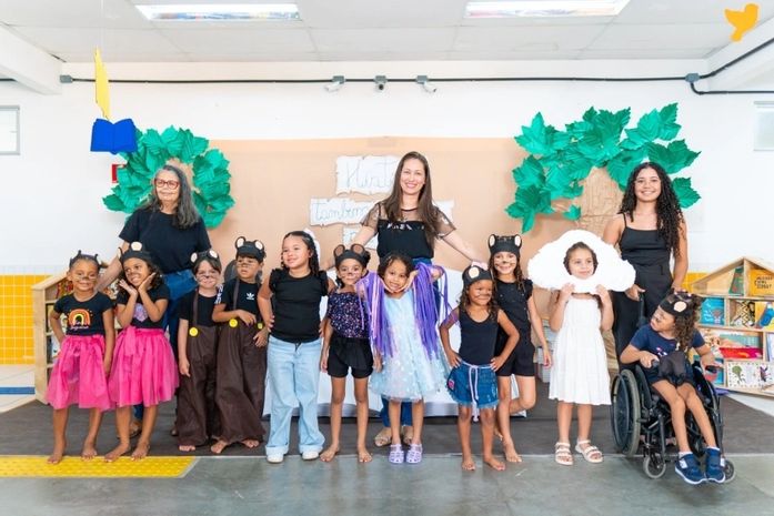 Literatura e expressão infantil ganham destaque em Festival Literário no CMEI Martha Célia