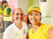 Carlinhos Monteiro e Michelle Bolsonaro