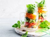 Como montar SALADA NO POTE