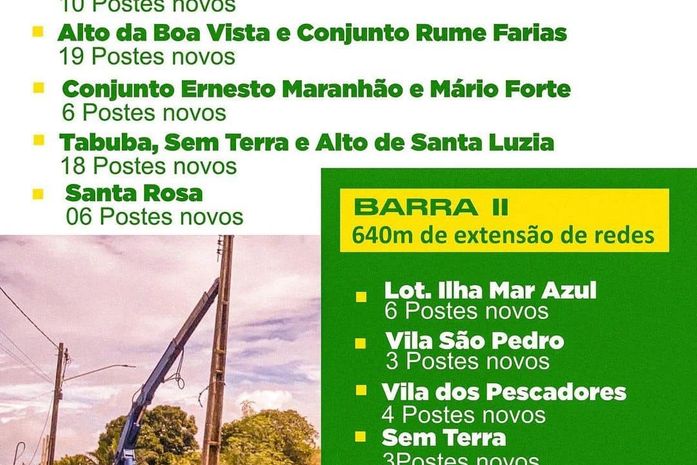 Brilho e Segurança: Prefeitura da Barra de Santo Antônio Investe em Iluminação para a Cidade